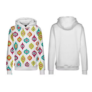 Customizable Fleece Claus 3D Printed Pullover Hoodie Men Solid Breathable Eco-Friendly Winter Sweatshirts - Product Image 4