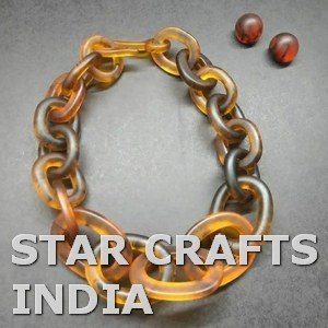 Collar de cuentas de resina exquisito hecho a mano para mujer, colgante irregular, joyería estética Bohemia, collar de gargantilla de boda - Product Image 4