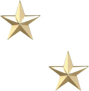 Étoiles miniatures en laiton doré à coller, à dos plat, à thermocoller, pour vêtements, chaussures, sacs, chapeaux, robes, pantalons - Product Image 2