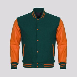 Chaqueta de cuero Varsity para hombre, modelos más populares, chaqueta con parche de chenilla bordada personalizada, chaqueta CollegeBaseballjacket para hombre 2025 - Product Image 4