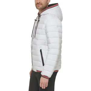 Chaqueta de Invierno Acolchada para Hombre, con Capucha, Gruesa, Impermeable, Cortavientos y Ecológica, con Logotipo Personalizado OEM de Alta Calidad - Product Image 2