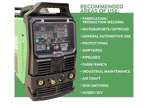 Nouvelle soudeuse à l'arc TIG à impulsions numérique ACDC Everlasst PowerTIG-255EXT pour usage industriel et DIY, 110V/220V double, OEM avec garantie - Product Image 3