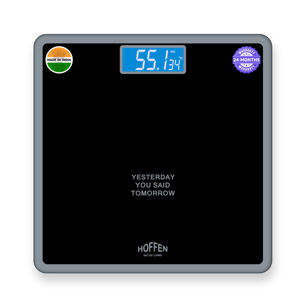 Báscula Digital Personal Electrónica para Baño con Pantalla LCD, Báscula Inteligente de Vidrio Templado, 180 kg*0.1 kg, HO-18, Precio de Fábrica HOFFEN - Product Image 2