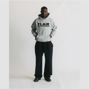 Sudadera con Capucha Extra Grande de Felpa de Algodón de Alta Calidad, Diseño de Hombros Caídos, Peso Pesado para Invierno, Unisex - Product Image 2