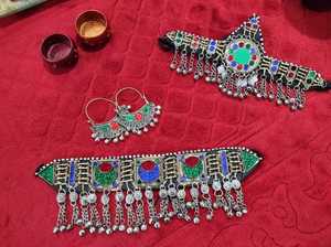 ชุดเครื่องประดับแต่งงานวินเทจ สร้อยคอ ต่างหู กำไลข้อมือ  ทำจากสแตนเลสคุณภาพสูง ชุบโรเดียม รูปทรงตามสั่ง ผลิตจากโรงงานโดยตรง - Product Image 4