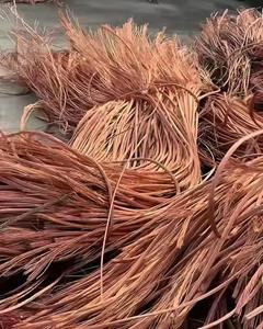 Alambre de cobre rojo brillante de chatarra de cobre de 99.99% pureza más vendido en stock para procesamiento de corte y soldadura - Product Image 5