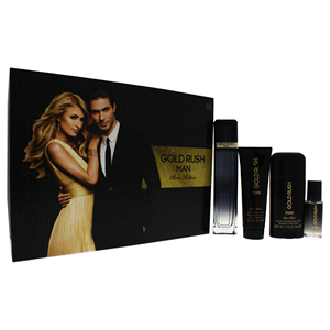 ชุดของขวัญ4ชิ้นสำหรับผู้ชายจาก Paris Hilton 3.4ออนซ์สเปรย์ EDT 0.5ออนซ์สเปรย์ฉีดผม3.0ออนซ์ครีมอาบน้ำ2.75ออนซ์แอลกอฮอล์ - Product Image 1