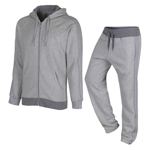 Conjunto de chándal para correr de poliéster con cremallera completa atlética de 2 piezas para hombre, diseño de cremallera deportiva informal de invierno, tamaño de bolsillo 6XL, venta al por mayor - Product Image 6
