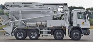 รถปั๊มคอนกรีตมือสอง Mercedes Benz ACTROS 3241 เครื่องยนต์ดีเซล 8x4 รุ่นปี 2020 กำลัง 302 กิโลวัตต์ ระยะส่งแนวตั้ง 120 เมตร ขาย - Product Image 4