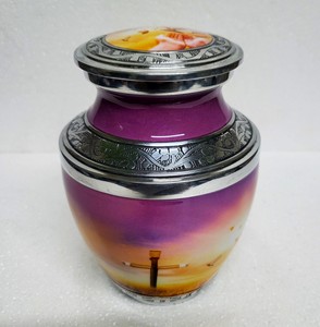 Bendiciones pájaros Metal cremación urnas recuerdo hecho a mano logotipo personalizado cenizas humanas urna para cremación - Product Image 5