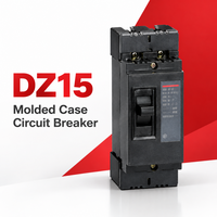 Disjoncteur à boîtier moulé DZ15 6A-100A 1P 2P 3P 220V 380V pour distribution et protection moteur