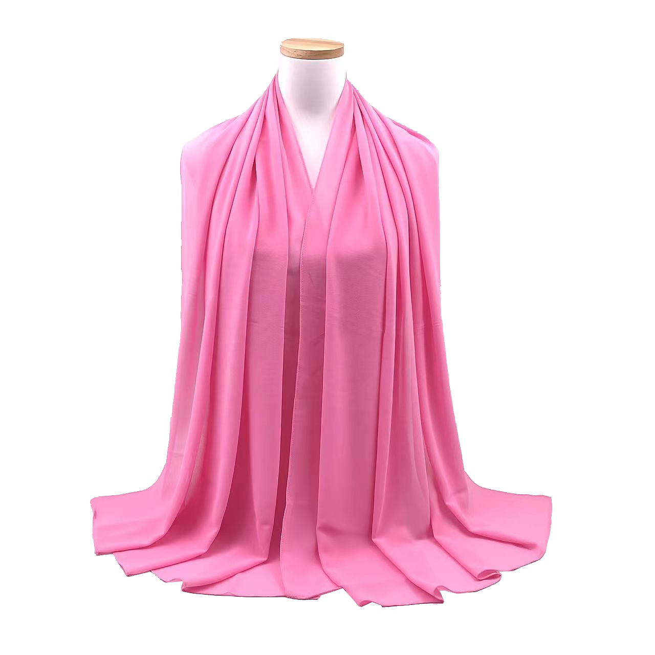 Hijab Supplier Best Selling Head Covers Plain Pearl Chiffon Hijab Ethnic Scarves Shawls