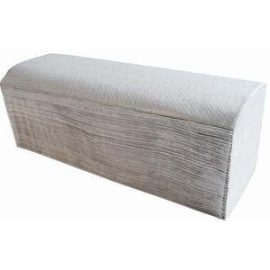 Toallas de Taller Plegadas en V CWS de 1 Capa, Naturales y Recicladas, 5000 Hojas - Product Image 1