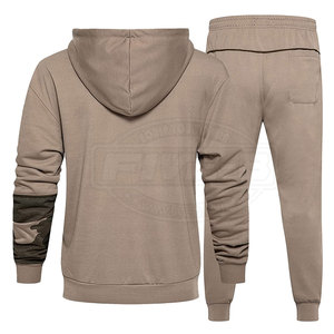 Survêtements pour hommes en coton 100% durables et légers, à capuche, décontractés, pour une utilisation en extérieur, grande taille, logo personnalisé - Product Image 2