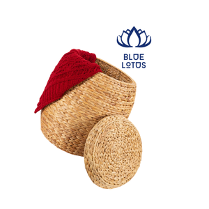 Panier en jacinthe d'eau élégant, classique, artisanal et exquis qui peut être personnalisé à moindre coût - Product Image 1