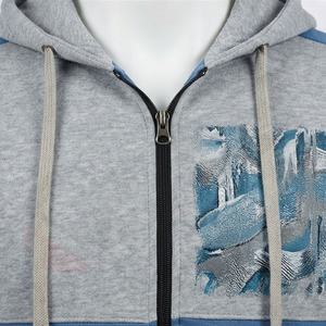 Ropa Deportiva Ligera con Capucha para Hombre, Chándal Transpirable de Tela 100% Poliéster con Cierre de Cremallera, Estilo Atlético, Ideal para el Gimnasio - Product Image 4