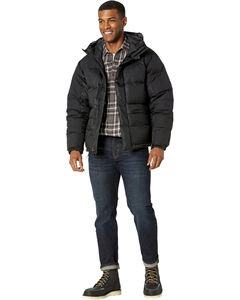 Veste matelassée à capuche en duvet imperméable personnalisée la plus vendue veste matelassée chaude coupe-vent manteau d'extérieur à bulles vestes pour hommes - Product Image 4
