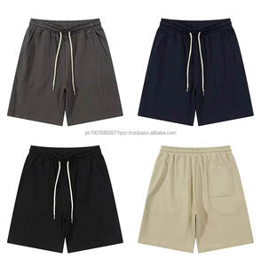 กางเกงขาสั้นลำลองผู้ชายปี 2024 สกรีนโลโก้ได้ ทรงโอเวอร์ไซส์ ผ้าฝ้ายแท้ 100% คุณภาพดี - Product Image 3