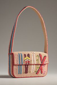 Bolso cruzado bordado moderno con cinturón ajustable - Product Image 3