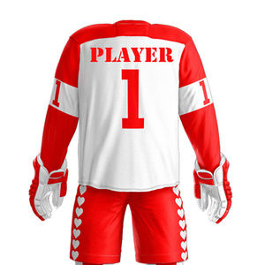 Meilleure vente, ensemble d'uniformes de hockey sur glace de haute qualité personnalisés pour hommes avec logo du nom de l'équipe imprimé, les hommes peuvent créer leur propre vente en gros - Product Image 6