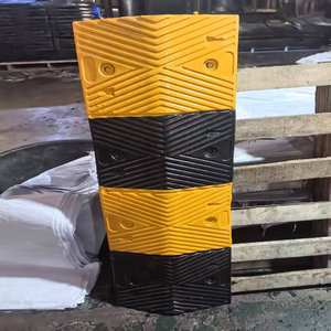 Tragbare Gummi-Bremsschwelle für Temporäre Verkehrsregulierung - Leicht zu Transportieren 25-45 km/h Asphaltnutzung - Product Image 5