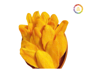 Tranches de mangue séchées moelleuses et moelleuses, goût naturellement sucré, vente en gros, en vrac, OEM, étiquette privée, collation de mangue séchée - Product Image 1