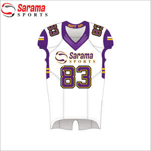 | Uniformes de equipo de fútbol americano personalizados de alta calidad, ropa deportiva de fútbol profesional personalizada, tamaño XL, patrón hecho por sublimación - Product Image 2