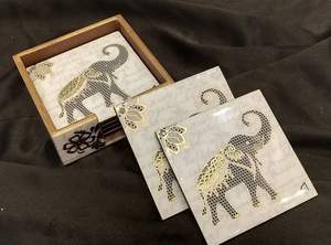 Posavasos Modernos de MDF Impresos Personalizados para Café y Té - Product Image 5