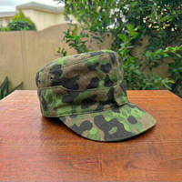 Casquette de campagne réversible en camouflage M40, motif Arbre d'Ulme, de l'élite allemande de la Seconde Guerre mondiale