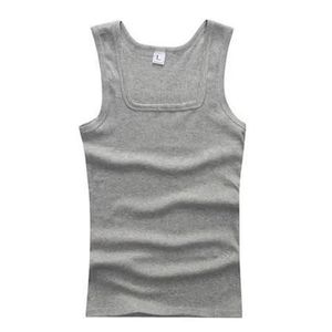 100% coton débardeur gilet hommes basique élastique coupe débardeur nouvelle addition respirant tricoté - Product Image 4
