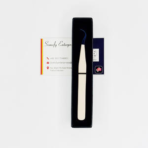 Pinzas para pestañas profesionales Somofy de alta calidad, puntas personalizables de acero inoxidable, precisión duradera, venta al por mayor - Product Image 5