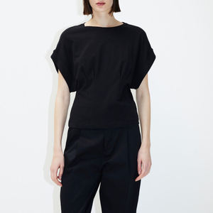 T-shirt imprimé oversize à épaules tombantes pour femme, design personnalisé OEM, vêtement d'été flexible à manches courtes pour femme - Product Image 4