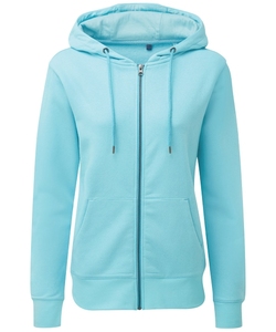 Sweat à capuche zippé pour femme, 100% coton, respirant, de haute qualité, vêtements d'hiver décontractés pour femme, personnalisable - Product Image 5