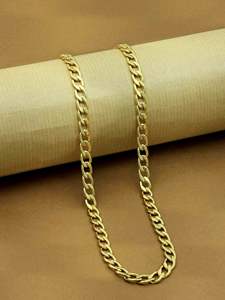 Micro chaîne gourmette moderne plaquée or 14K 18K 24K bijoux en laiton à la mode pour la fête vente en gros de chaînes de mode commandes en gros - Product Image 2