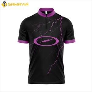 เสื้อบอลลิ่งพิมพ์ลายตามสั่งสำหรับทุกเพศ |   เสื้อโปโลทีมแบบสั่งทำพิเศษ แห้งเร็ว ต้านเชื้อแบคทีเรีย โพลีเอสเตอร์ 100% แบบซับลิเมชั่น - Product Image 1