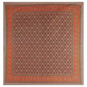Juego de Sábanas Super King de 240 Hilos, 100% Algodón, con Estampado Floral Naranja, 3 Piezas, con 2 Fundas de Almohada, para Uso Doméstico (SHKV1085) - Product Image 4