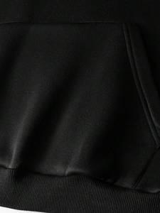 เสื้อฮู้ดสวมหัวสำหรับผู้ชายผ้าฟลีซผ้าฝ้ายใส่สบายระบายอากาศได้ดีพิมพ์ลายได้ตามต้องการสำหรับฤดูหนาว - Product Image 6