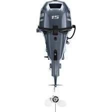 Reliable Brand New 15hp Outboard <b>Tiller</b>, <b>Electric</b> Start, 15" Shaft F15SEHA - Product Image 3