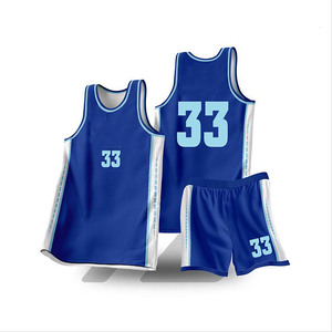 Ensemble de maillot et short de basket-ball, vêtements de sport respirants, tenue d'entraînement pour hommes et jeunes - Product Image 1