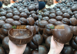 100% Natural Coconut <b>Shell</b> Bowl/ Coconut Bowl <b>Shell</b>/ Coconut Bowl and Spoon Coconut Bowl Wholesale From Eco2go Vietnam - Product Image 2
