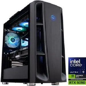 Nouvel ordinateur de bureau de travail personnalisé Adamannts à 16 cœurs refroidi par liquide, PC 24 cœurs Intel 285K 3,7 GHz Z890 TUF 32 Go de RAM DDR5 1 To - Product Image 1