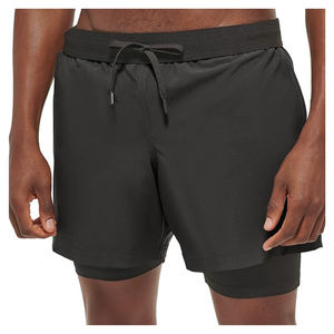 Short double couche 2 en 1 pour homme Short de gym et de fitness Short de sport pour entraînement Pantalon court de jogging à séchage rapide Vêtements de sport pour homme - Product Image 4