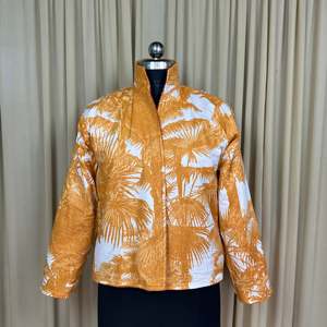 Boho Chic Retro Chic Women's Free Size <b>Jacket</b> Hand Embroidered Brown Floral Velvet Suzani Open Front Winter Coat Robe Features - Product Image 3