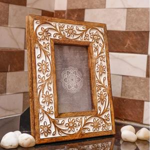 Cadre photo en bois fini attrayant Cadre photo en bois de conception faite à la main de qualité supérieure pour cadre photo spécial - Product Image 2