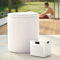 Enfriador de Agua Portátil, Bomba de Calor, Baño de Hielo, Máquina de Enfriamiento para Recuperación, Enfriador de Inmersión en Frío