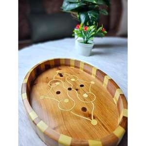 Artisanat en bois de thuya marocain de luxe, fait main, en racine de thuya naturelle, décoration traditionnelle marocaine pour la maison, cadeau - Product Image 1