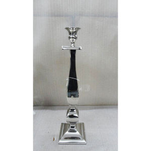 Silver Pedestal Aluminum <b>Candle</b> Holder Luxury Vintage Style <b>Candle</b> <b>Stand</b> Modern Premium QualityAluminum <b>Candle</b> <b>Stand</b> - Product Image 3