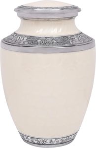 โกศเผาศพผู้ใหญ่ โลหะผสมคุณภาพสูง งานแฮนด์เมด ทรงกระบอก เคลือบสีน้ำเงิน ขายส่ง - Product Image 3