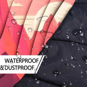 Léger Portable Puffy Quilt Solide Motif Coupe-Vent Chaud Réversible Respirant Nylon/Coton Sécurité Oxford Active Bottoms - Product Image 6