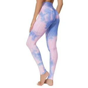 Leggings Deportivos de Yoga para Mujer, de Alta Calidad, con Estampado, Cintura Elástica, Poliéster/Nailon, Secado Rápido, Transpirables, Ajustados, 2025 - Product Image 3